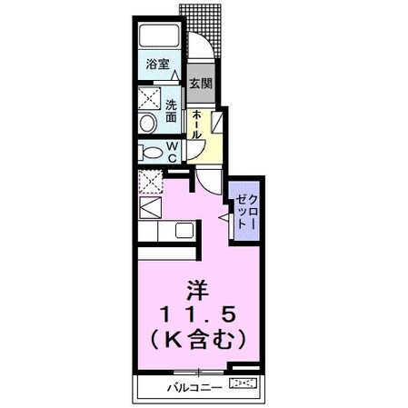 カーフ　ヒルズ　IIの物件間取画像